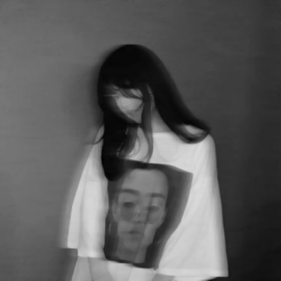 22张氛围感拉满！女生模糊感黑白QQ头像合集