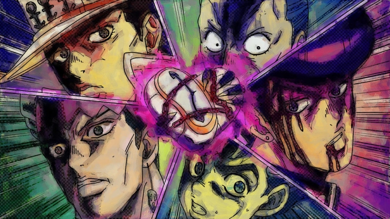《JOJO的奇妙冒险》同人壁纸合集 东方仗助等角色登场