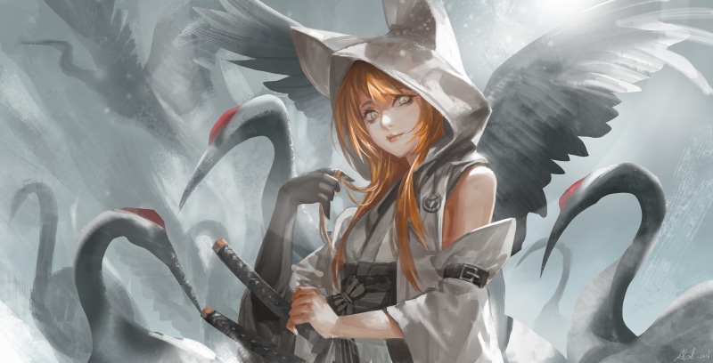 这组二次元美少女壁纸太绝了