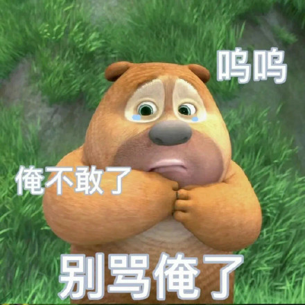 熊大熊二表情包合集来了，斗图必备