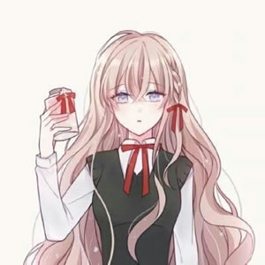 14张高清简约款 长发女生二次元动漫头像合集