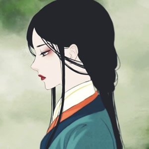 16张高清古风二次元动漫女头 好看的女生漫画头像