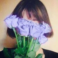 六组短发女生捧花遮脸头像图 适合当微信QQ头像