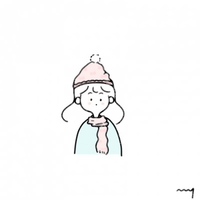 15张高清可爱女生手绘简笔画头像 适合当微信头像