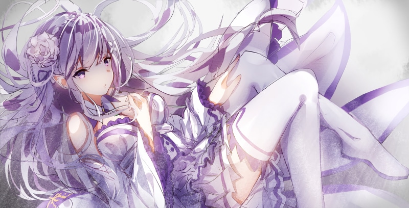 从《Re：从零开始的异世界生活》出发 紫调动漫少女高清壁纸合集
