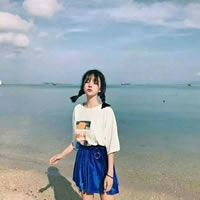 16张海边小清新女生头像！氛围感拉满
