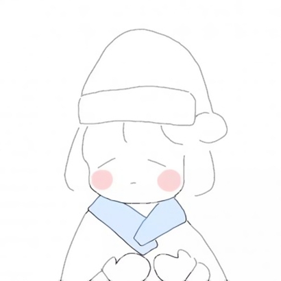 软萌简笔画小女孩头像 8张可爱高清女生头像来啦