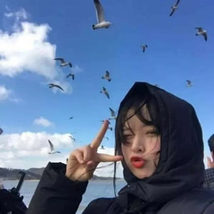 女生蓝天大海唯美头像合集 15张高清图上线