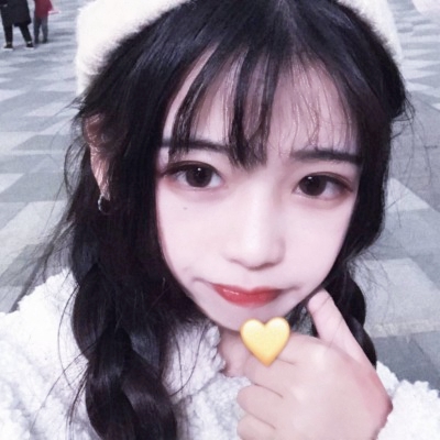 9张高清可爱真人少女头像 当下超流行的女生头像素材