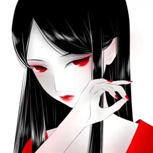 高清黑暗丧系动漫女头像 12张氛围感拉满