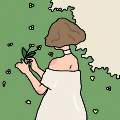 女生专属微信漫画头像！8张简约文艺的高清头像图来了
