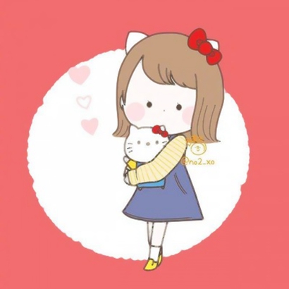 超萌小女孩卡通头像来啦！8张高清可爱款任你挑
