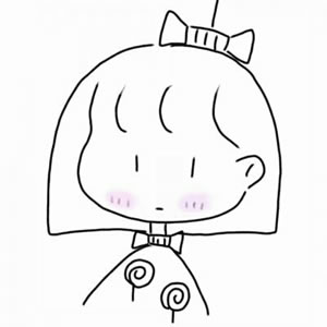 10张软萌小女孩简笔画头像 高清呆萌又可爱