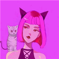 超拽又霸气！21张彩色手绘女生头像合集