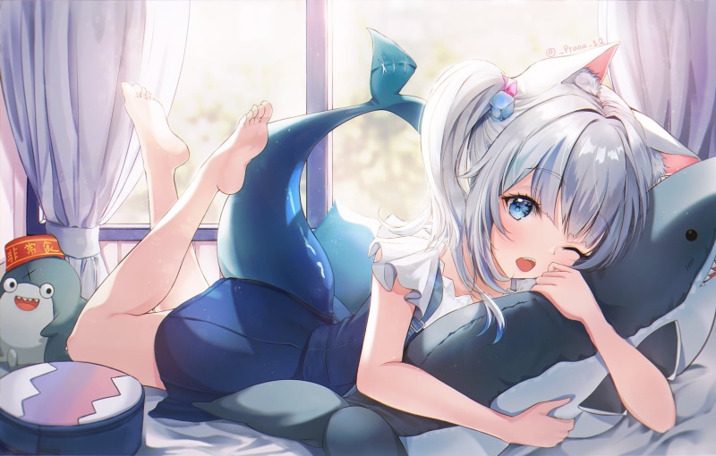 Hololive虚拟主播噶呜·古拉绝美壁纸合集