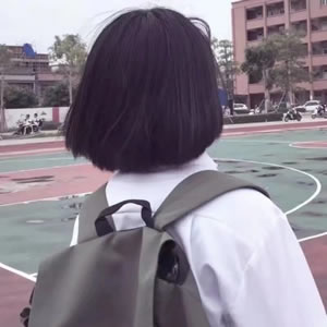少女背影头像合集！12张软萌青春感拉满的女生背影图