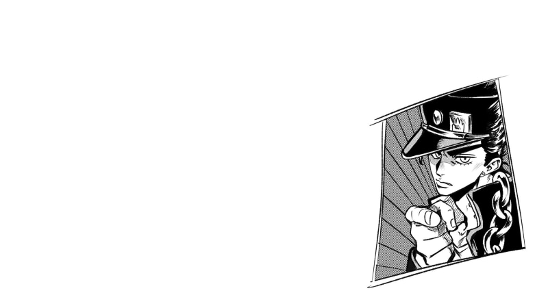 空条承太郎帅气壁纸！JOJO的奇妙冒险1080P高清图