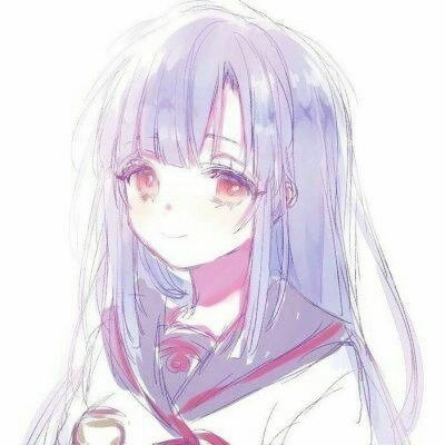 33张高清好看的动漫女头手绘图 女生头像合集