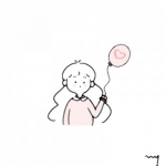 15张高清可爱女生手绘简笔画头像 适合当微信头像