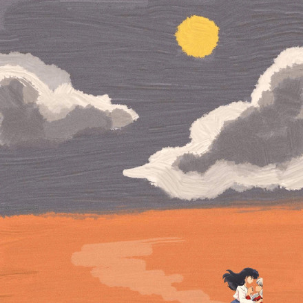 犬夜叉主题背景图和头像素材，作者令今争渡