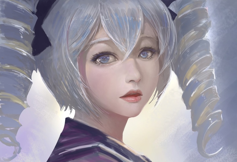 三款半写实二次元人像壁纸 氛围感拉满