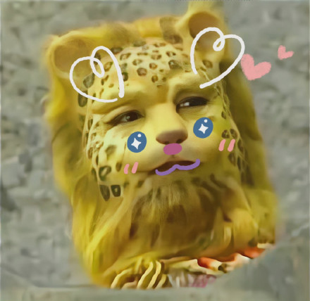 当下超火的金钱豹头像表情包合集