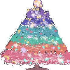 bling-bling圣诞树表情包来啦，斗图又有新素材啦