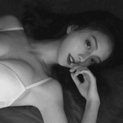 12张高冷拽酷！黑白风女生QQ头像合集