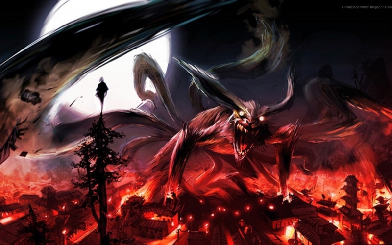 火影忍者疾风传九尾主题壁纸合集