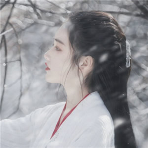 14张超好看的白衣古风女生头像 高清又唯美