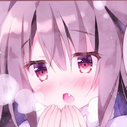 浅粉色系可爱动漫女生头像合集 17张高清图分享