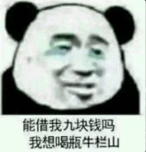 聊天斗图必备！「能借我X块钱吗，我想买」系列熊猫头表情包
