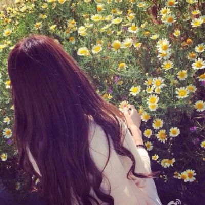 长发女生背影头像合集！19张高清唯美氛围感头像图