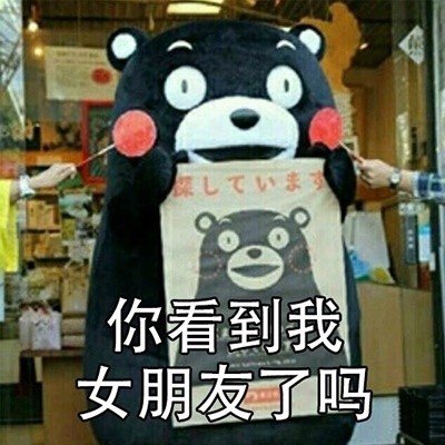 谁见过我男朋友？这套熊本熊寻人表情包火了