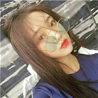 戴圆框眼镜的可爱韩系女生QQ头像 15张合集