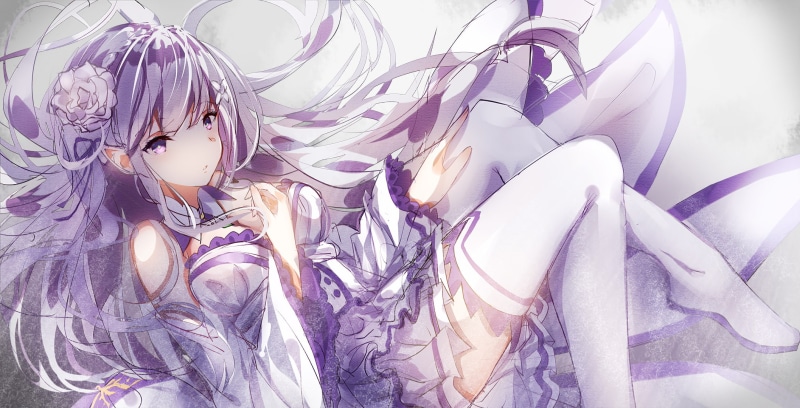 《从零开始的异世界生活》艾米莉亚紫瞳壁纸合集