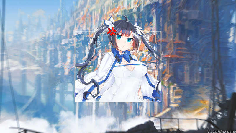 二次元少女 动漫 画中画 赫斯缇雅 在地下城寻求邂逅是否搞错了什么 高清壁纸