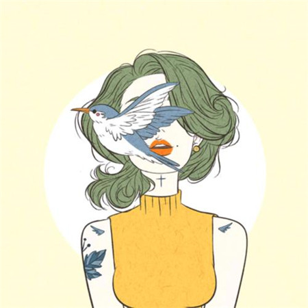 霸气又飒的动漫纹身女生头像 8张高清图合集