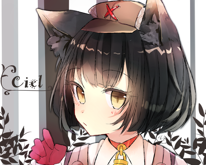 兽耳黑发少女壁纸合辑