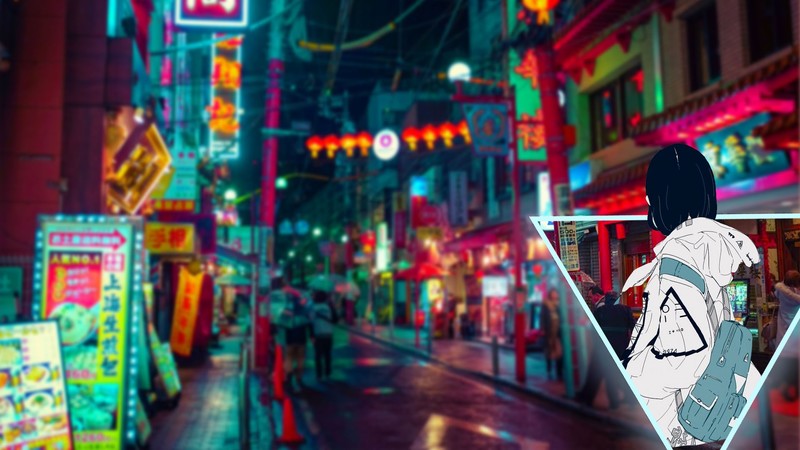 这份二次元画中画壁纸合集