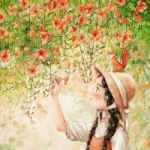 7张超治愈的漫画女生头像！唯美又有意境的可爱卡通头像合集