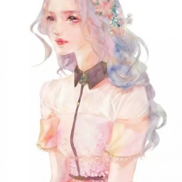 4张超清欧美个性手绘女生头像分享