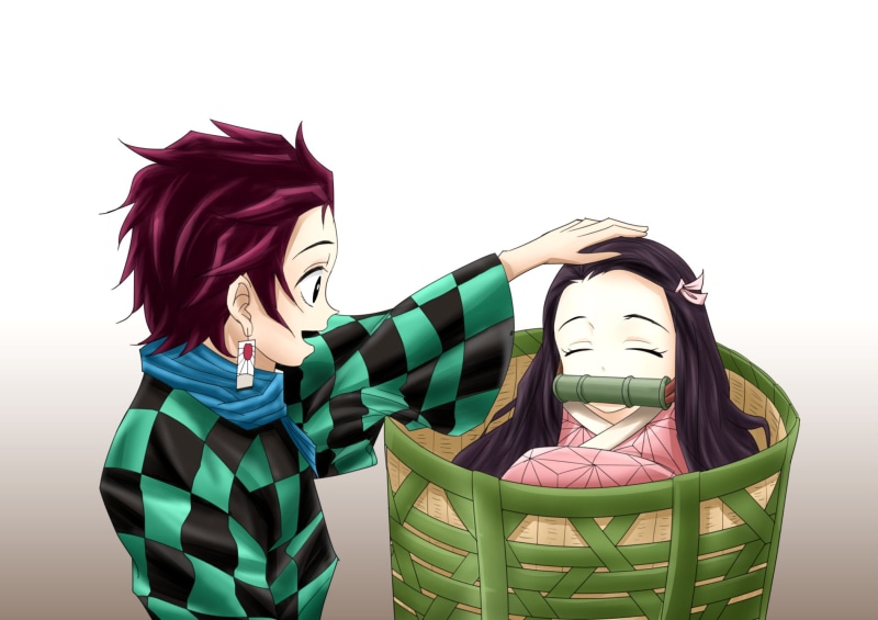 鬼灭之刃高清壁纸合集 灶门祢豆子,灶门炭治郎,富冈义勇,不死川玄弥