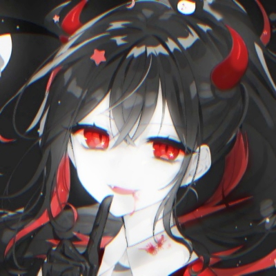 二次元病娇暗黑头像合集！9张带血腥感又唯美的女生头像