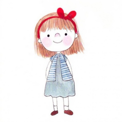 9张超萌可爱卡通女孩头像 高清好看的女生头像合集