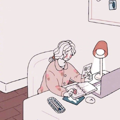 9张软萌女生日常动漫头像，治愈感拉满的插画头像合集
