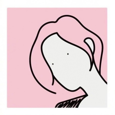 9张超好看的个性女生插画微信头像