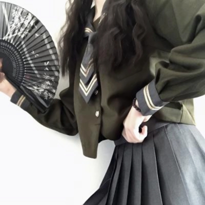 15张高清JK制服女生部位头像 高中生校服女头合集