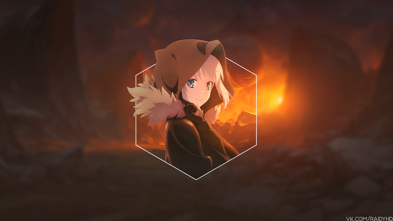 这份壁纸素材超吸睛！二次元少女画中画高清壁纸