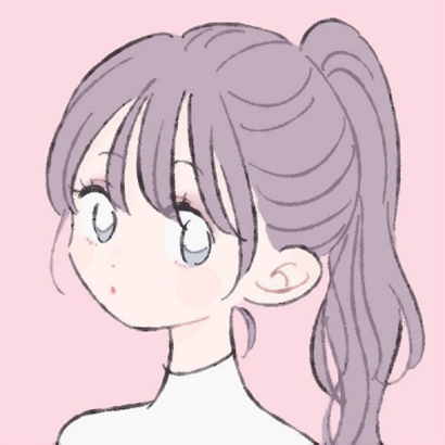 女生手绘微信头像合集！8张高清彩色简约气质款